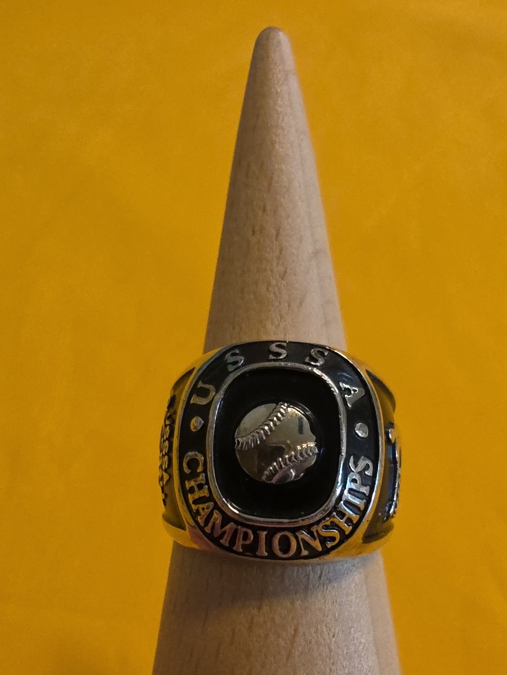 Vintage ▪︎ Official USSSA Baseball Championship Shank Ring ▪︎ AS: 10.75-11 ⚾️